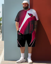 Ensemble de t-shirts grande taille style équipe pour hommes